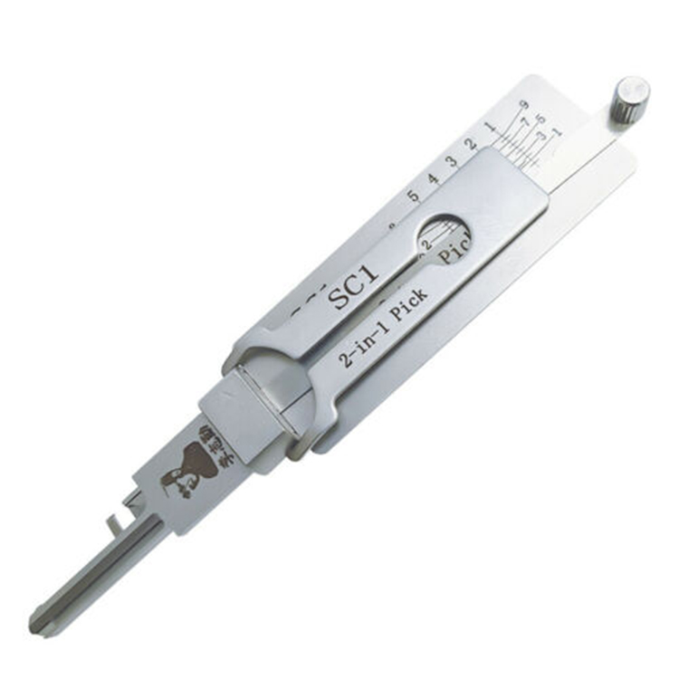 Оригинал Lishi 2in1 инструмент SC1 SC1-L SC4 SC4-L KW1 KW5 R52 R52L слесарный инструмент для умного дома гражданского замка 2 в 1 отмычки и декодер