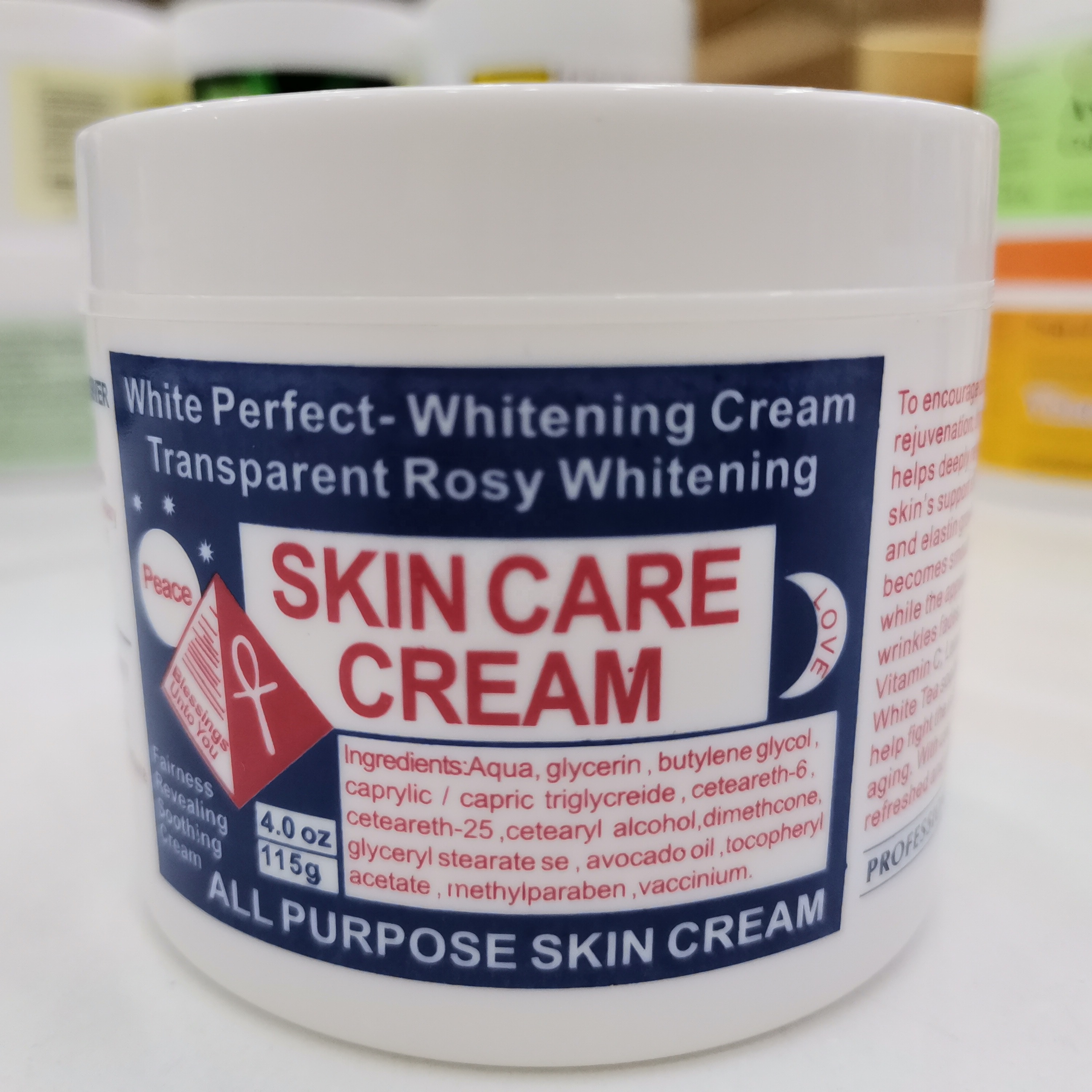 Best Seller Wokali Pure Natural 115G Rosy Whitening Skin Care Cream- White Perfect-Whitening Cream Transparent Rosy Whitening