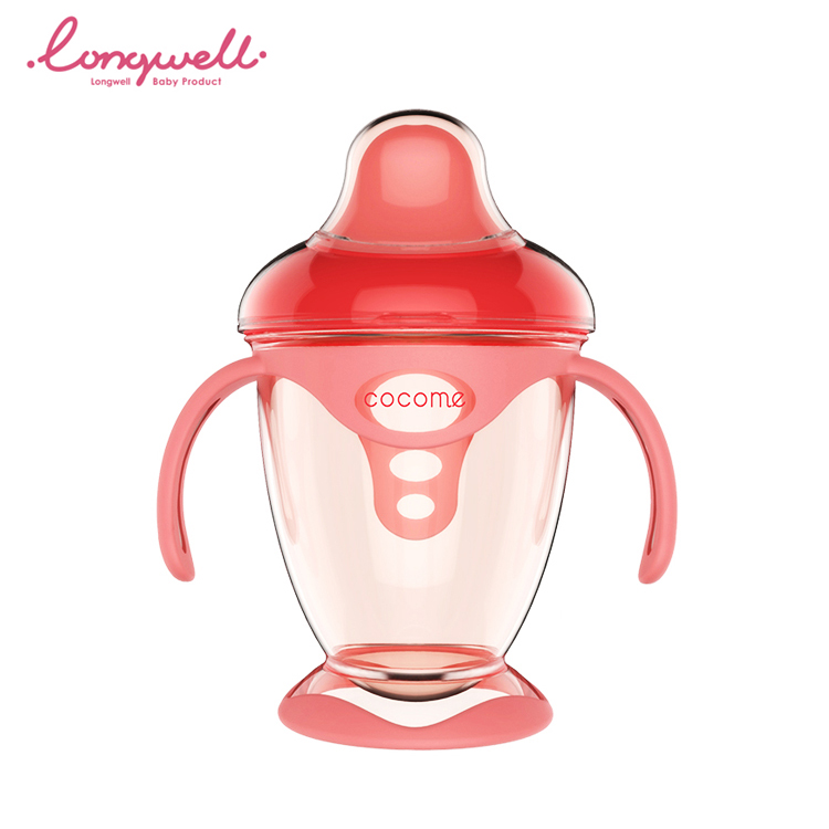 Ningbo Longwell Baby Drink чашки для детей двойная ручка носик воды открытый не разлив PP путешествия OEM/ODM бутылки Посуда для напитков