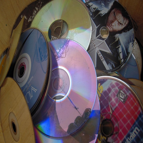 Переработанный пластик DVD/CD Лом/пластик лом