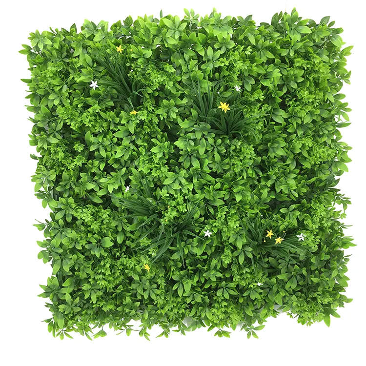 Tizen Wholesale plastic grass greenery wall artificial boxwood panels topiary hedge plant for hotel decoration