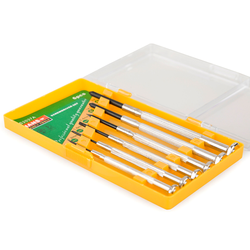 Hot Sale HANS.w High Qulaity Micro Precision Screwdriver Set, 6 PCS Screwdrivers for Watch Repair,Eyeglasses Repair