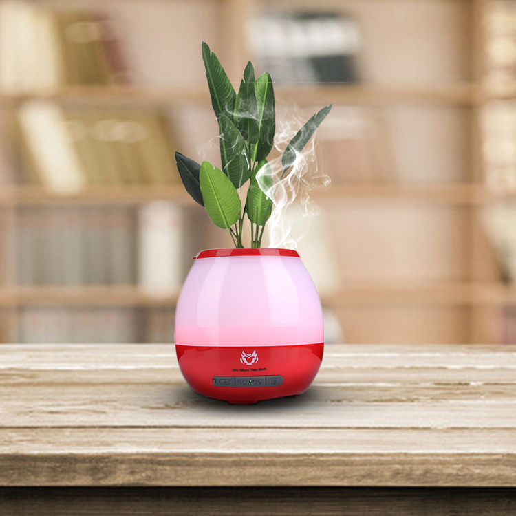 Outdoor Wireless Music Bt Glow Flowerpot Waterproof Custom Led Night Light Glow Music Flowerpot