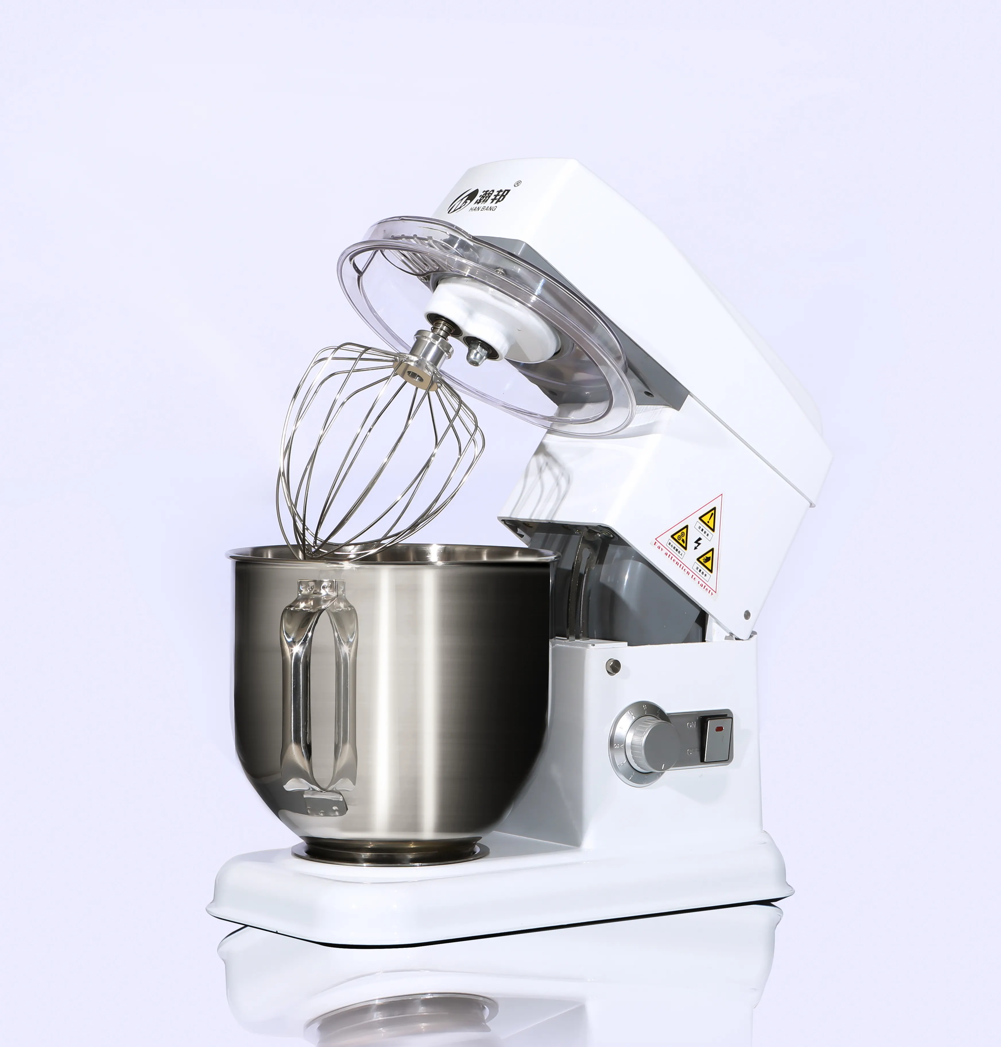 7L Automatic Stainless Steel Big Power Multi Color Fresh Electric Milk Dough Mixer