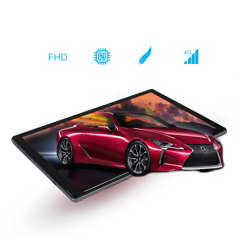 RAM / ROM 4 + 64GB/8GB/Core FHD 2 + 8 Мп камера планшеты 10 дюймов 4 аппарат не привязан к оператору сотовой связи планшетный ПК 128 ГБ SD 2,4g 5g Wi-Fi для игр в школе