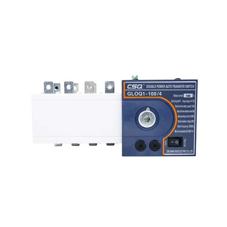 PC class 200 Amp ATS Controller Automatic Transfer Switch CE CB AC220V 380V ATSE Supplier CSQ 250A Automatic Changeover Switch