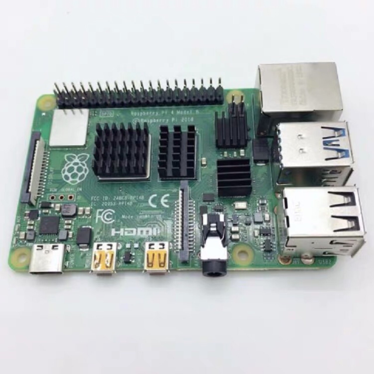 Алюминиевый радиатор для материнской платы Raspberry Pi 4B IC, радиатор с клейким радиатором 3M, 3 шт./компл.