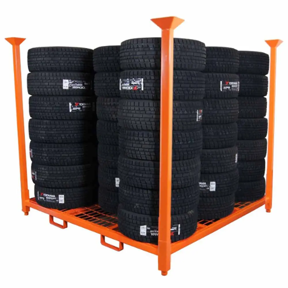 China manufacturer customized warehouse steel tire storage stacking post pallet racks & shelves