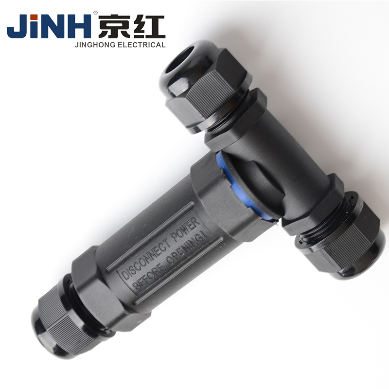 4-контактный Электрический подводный соединитель Jinghong, быстрая установка, 4 способа, водонепроницаемый разъем IP68