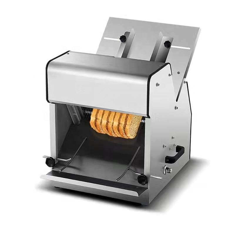 Automatic 30 blades bread slicing machine electric bread slicer adjustable bread loaf slicer machine
