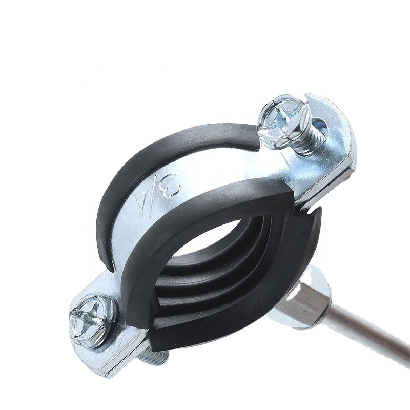 Galvanized Steel Pipe Bracket clamps with welded nut