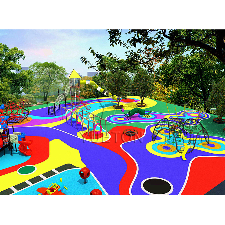 Outdoor Net Kids Playground Business Plan Physical Training Amusement Park Design for Sale