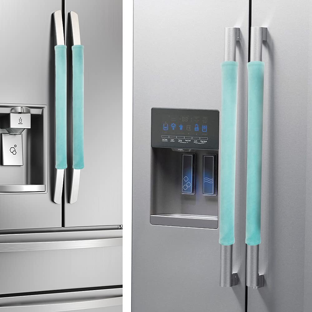 Nuovoware Refrigerator Door Handle Covers 4 Pack, Keep Off Smudges Fingerprint Oil Stain, Multicolor Options