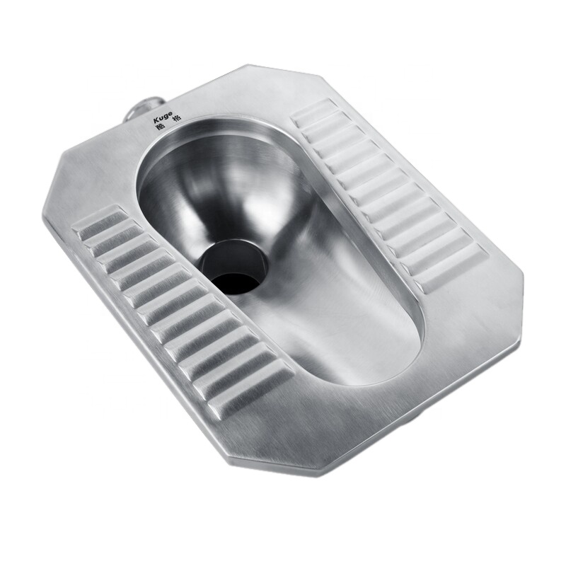 Jail Toilet Stainless Steel Squatting Pan WC Prison Squat Pans