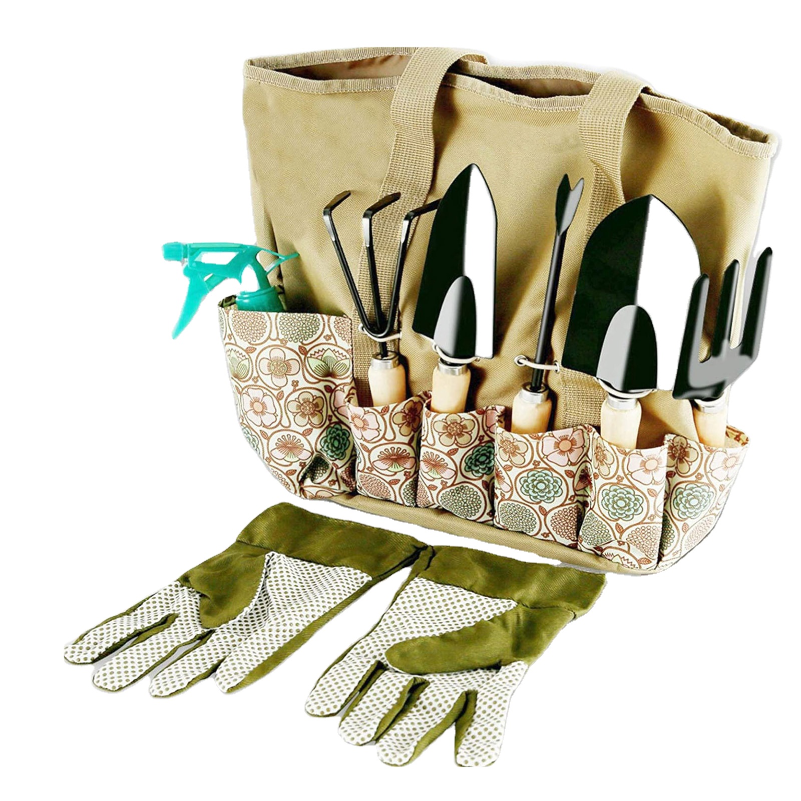 Gardening Tool Kit Amazon Wooden Handle Printing Garden Tool Kit Holiday Gift Stainless Steel Gardening Tools