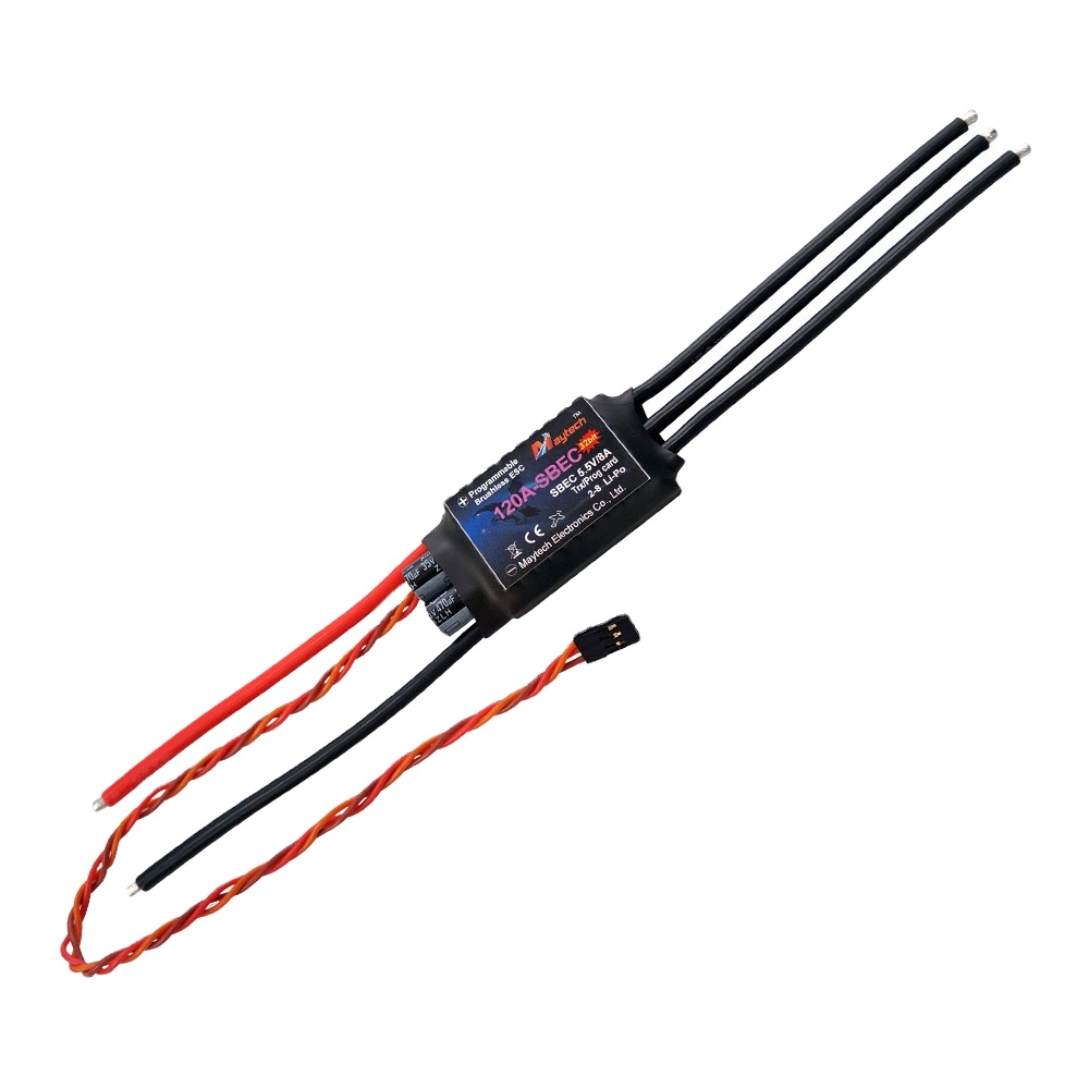 Maytech 120A ESC электрический регулятор скорости с низкой температурой для самолета мотора дистанционного управления самолетов на продажу