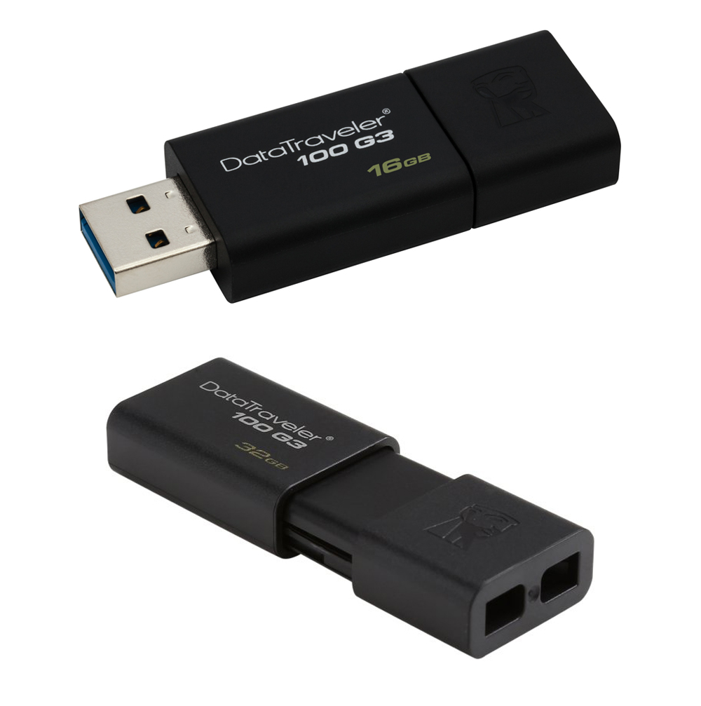 Флеш-накопитель King ston DT100G3, USB 3,0, 16 ГБ, 32 ГБ, 64 ГБ, 128 ГБ