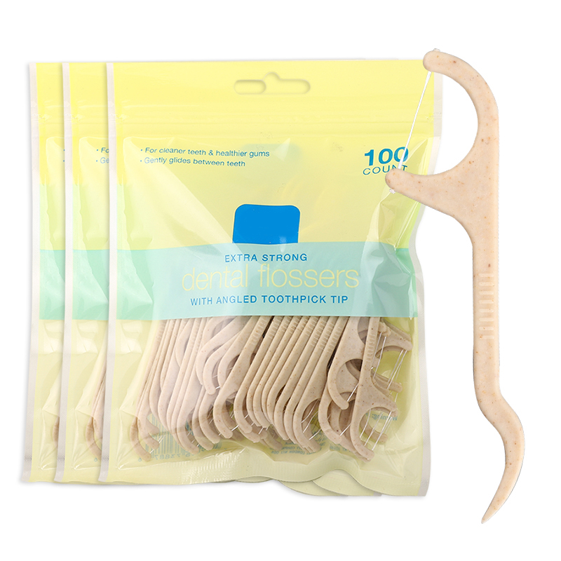 Customized Disposable eco friendly nylon dental floss natural