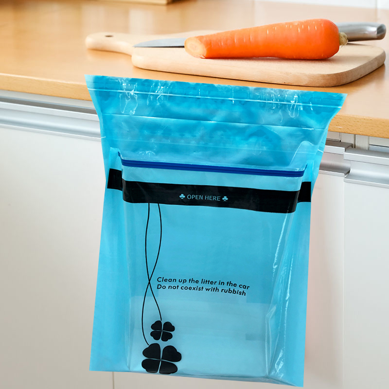 eco-friendly self-adhesive garbage plastic bag for car