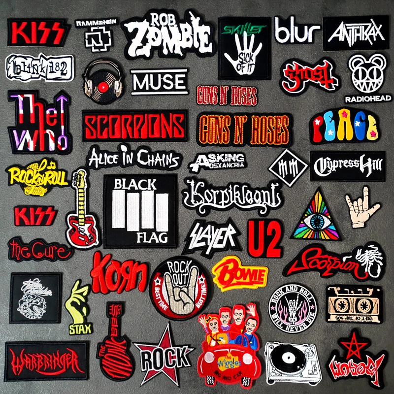 Promotional Custom Iron-On Embroidery Patches Applique Sewing Decorative Badges Classic Embroidery Patch