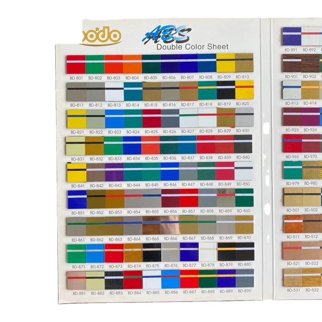 Wholesale Factory directIy selling Laser Engraving Sheet ABS Double Color Sheet Board