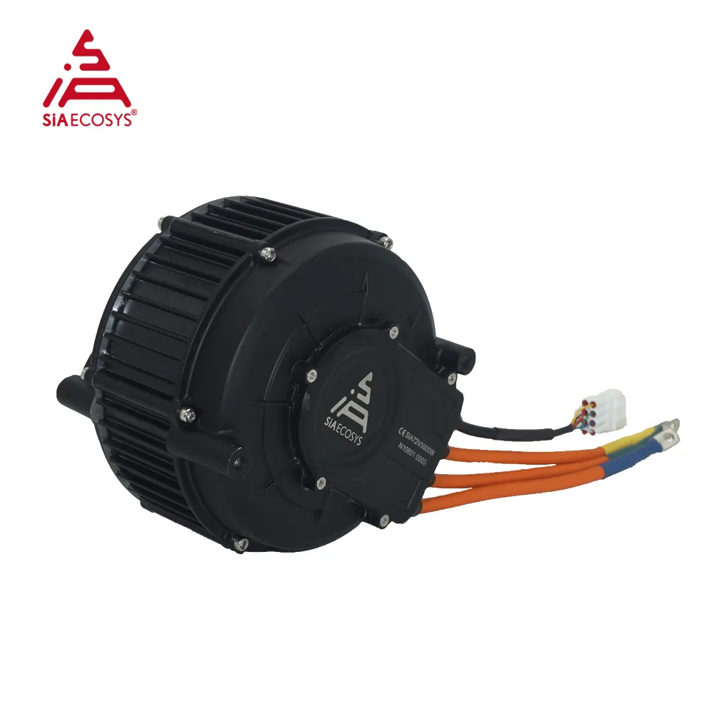 QSMOTOR QS165 V2 35H 5000W 72V 100KPH IPM PMSM Mid Drive Motor For Offroad Dirtbike Lightbike Adult Electric Motorcycle