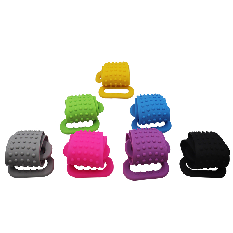 Wholesale Double-sided Shower Body Brush Soft Silicone Long Back Bath Brush Towel Skin Cleaning Massage Scrubber