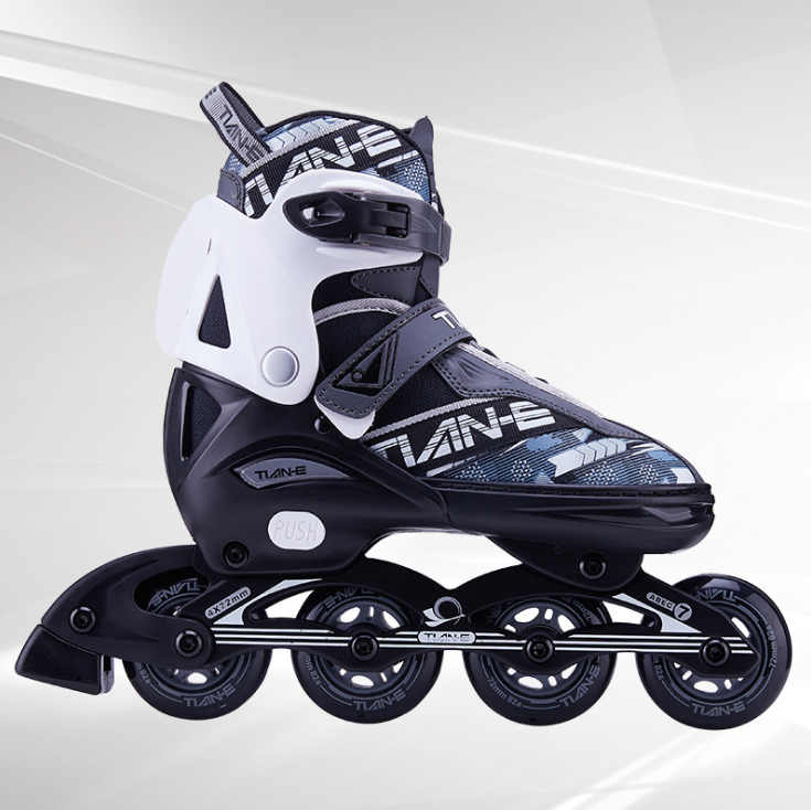 Factory Price Flashing Roller Four Wheels Inline Roller Skates For Adult Custom Logo Adjustable roller Skate Shoes