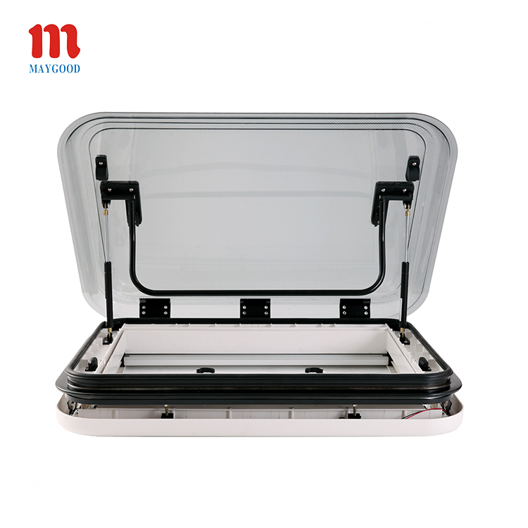 MAYGOOD 800*500 мм алюминиевый сплав camper van roof window caravan roof light и rv roof skylight