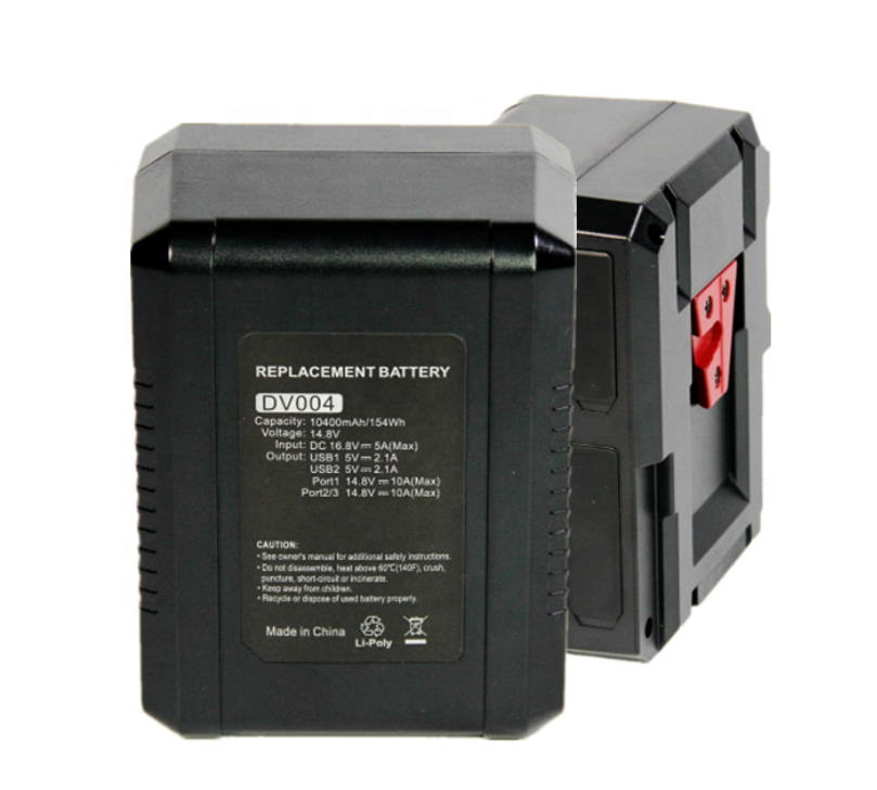 Camera high capacity mount V Lock battery for Camcorder broadcast Video Camera