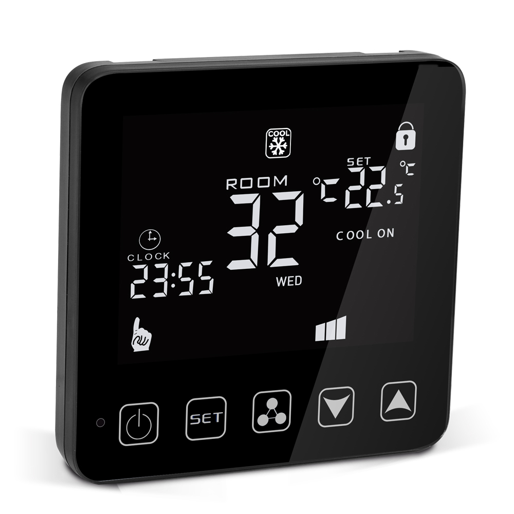 Китайский Интеллектуальный Modbus RS485 карта для ключей для отеля 0-10 В модулирующий цифровой FCU термостат