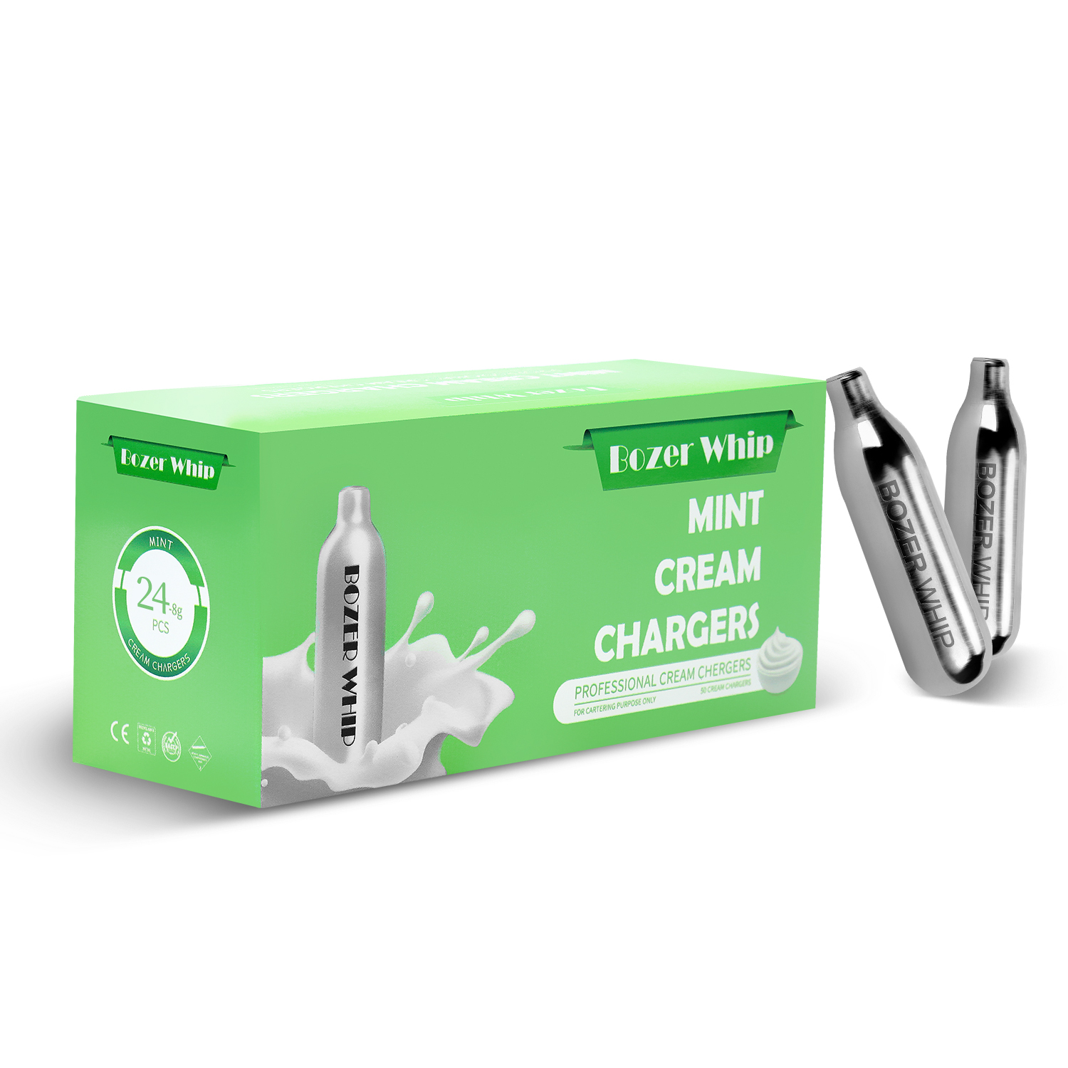Mint Flavor wholesale 8g Nitrous Oxide Cream Chargers