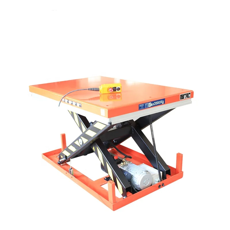 Стационарный ножничный подъемник HW1001 1 м 1000 кг