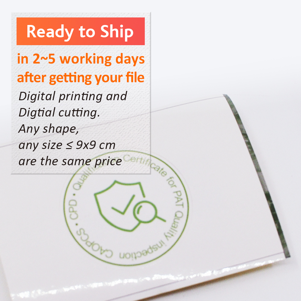 Custom ready to ship custom quality label food label custom safety label sticker printing service