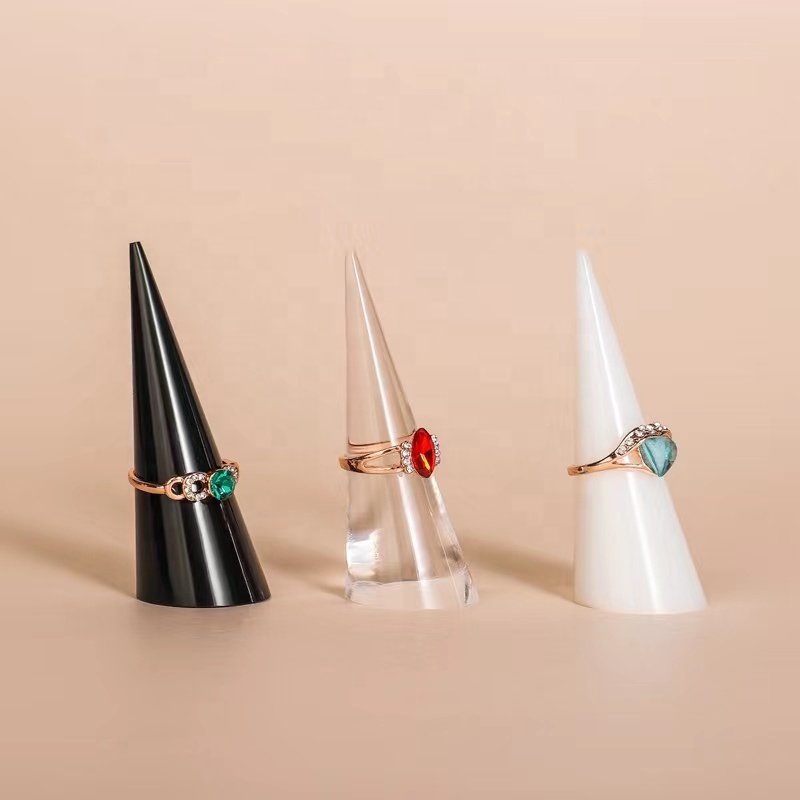 Новинка, полый твердый пластиковый Кристалл, акриловое кольцо Gaby, Модель дисплея для колец, ювелирных изделий, Модель дисплея, оптовая продажа, ювелирные изделия для тела