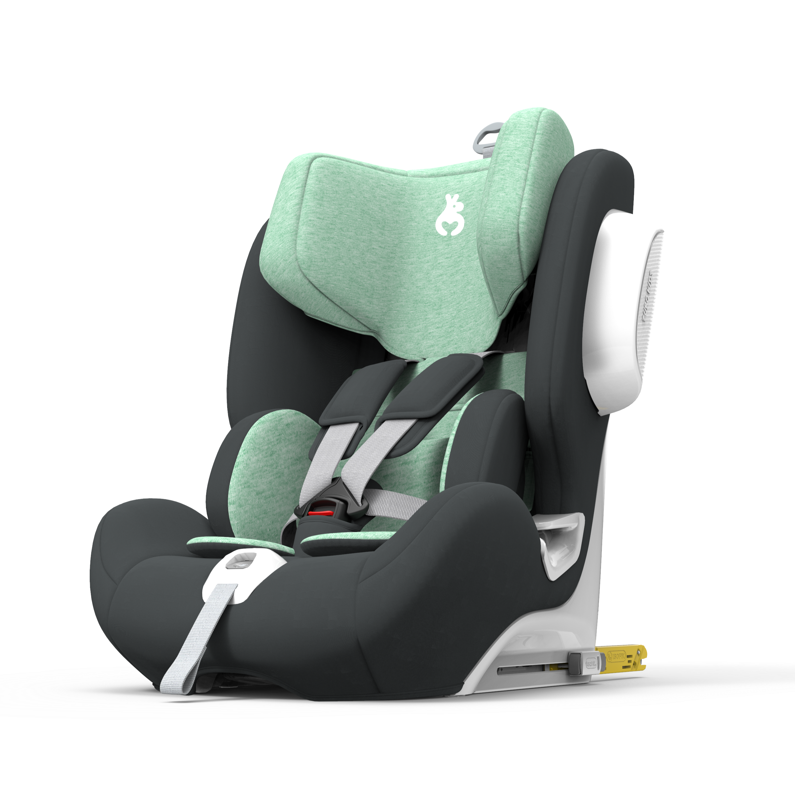 Детские автомобильные сиденья I-size V507E, зеленый, 76 -150 см, с ISOFIX и верхним тросом