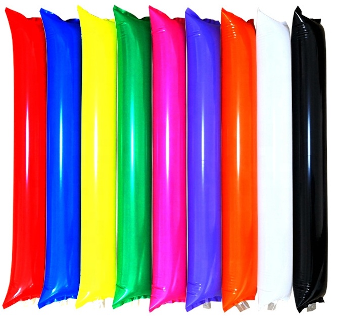 OEM Thunder Sticks Team Spirit Boom Sticks Cheering Stick Plastic Cheerleading Clapper Inflatable Noise Makers M-112