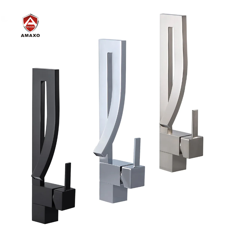 AMAXO modern popular cupc single handle hole lever bathroom lavatory vanity wash water basin sink tap taps mixer faucet