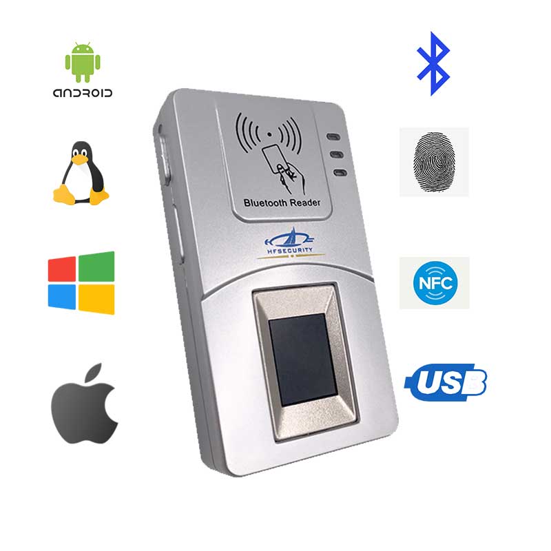 HF7000 первый в мире BT USB отпечатков пальцев Сканер отпечатков пальцев посещаемость времени машина со встроенной батареи Бесплатный SDK