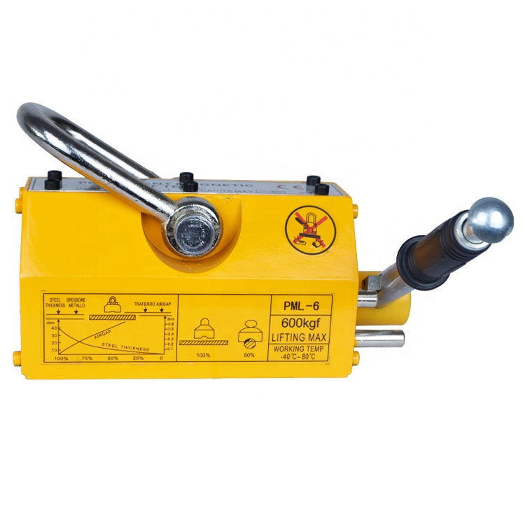 600KG Permanent Magnet Lifter Magnetic Lifting Tool Hoist Equipment