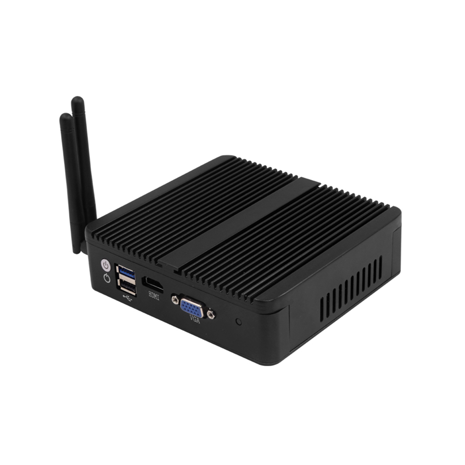 Бюджетный безвентиляторный pfSense брандмауэр, мини-ПК Intel Quad Core J1900 J1800, 4 порта Nic Ethernet, промышленное компьютерное сетевое устройство