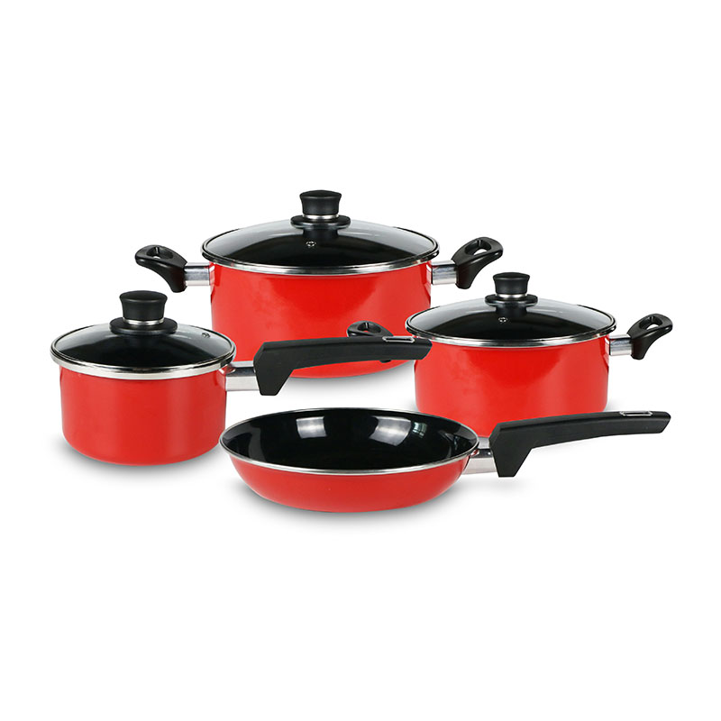 7 шт. Кемпинг Tefal Neoflam Elkatan кованый алюминиевый набор кухонной посуды