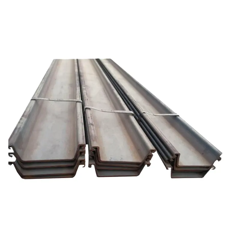 U Type 600mm Z Type Construction Sheet Pile Cold Rolled Carbon Steel Sheet Pile