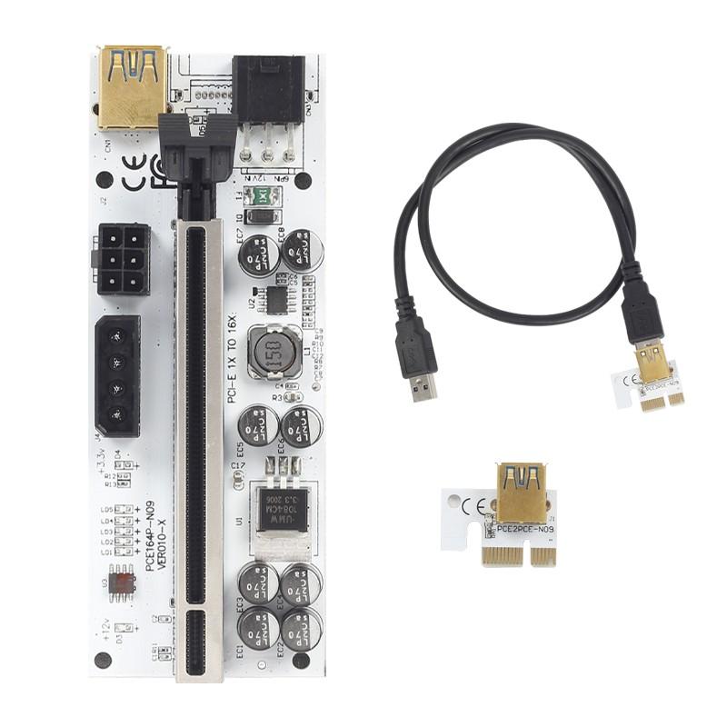 VER010 USB 3,0 PCI-E VER010-X Экспресс кабель Райзер для видеокарты X16 Extender переходная карта PCI-E