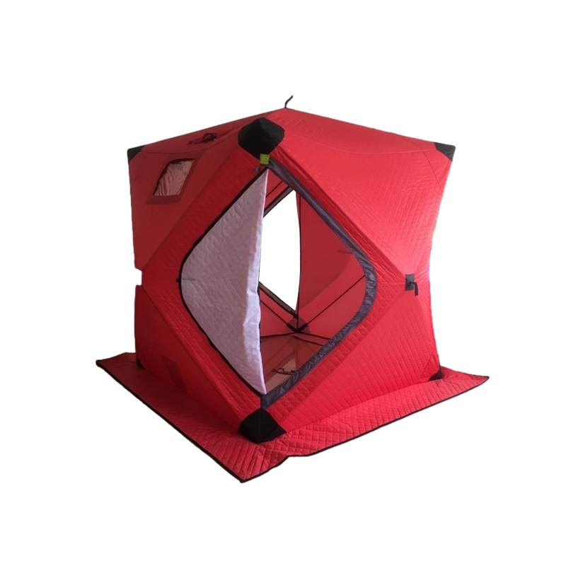 4 Person Plus Cotton Outdoor Thick Warm Winter Insulated Ice Fishing Tent Carp