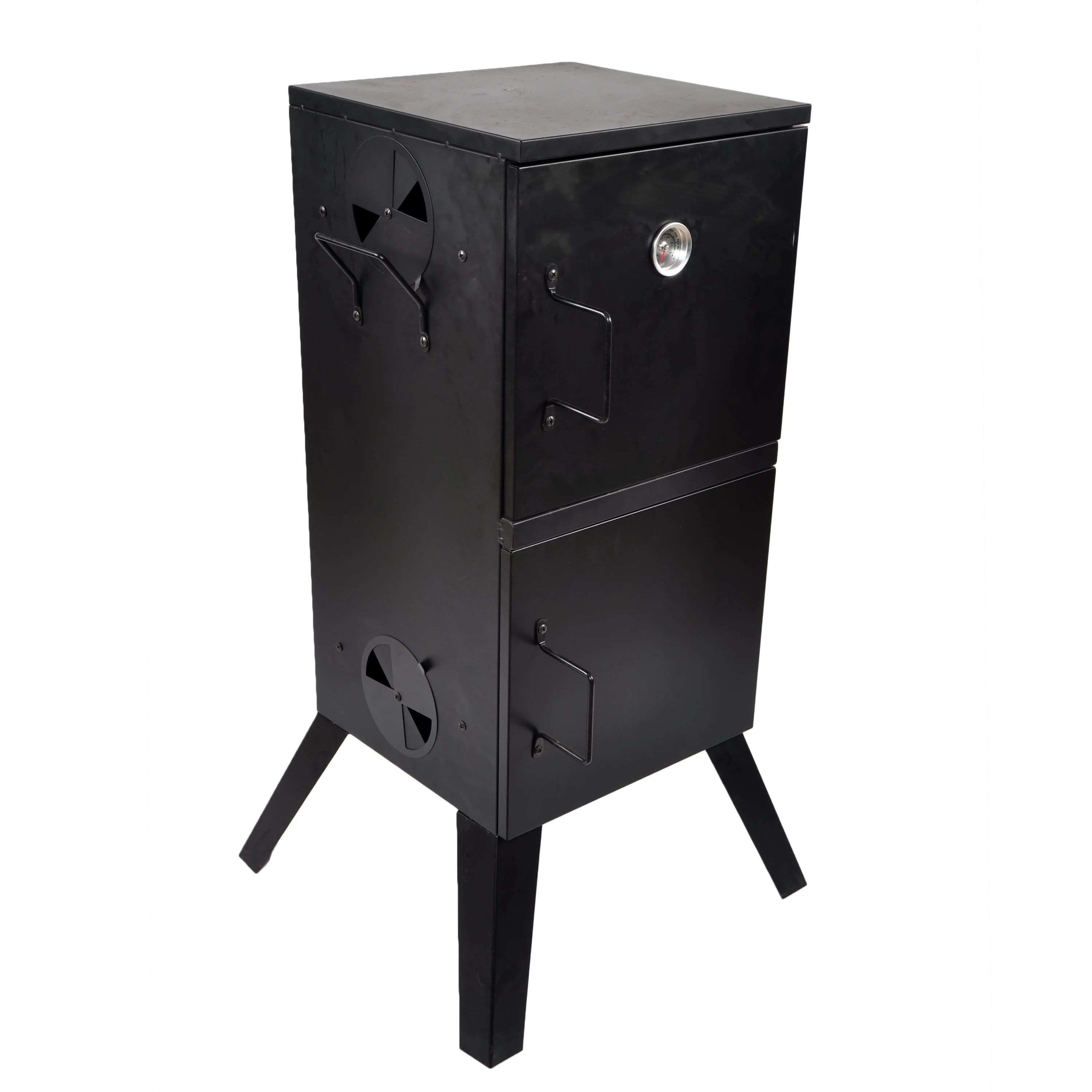 SEJR Heavy Duty Double Layer Vertical Charcoal BBQ Smoker 55x47.5x100.5cm