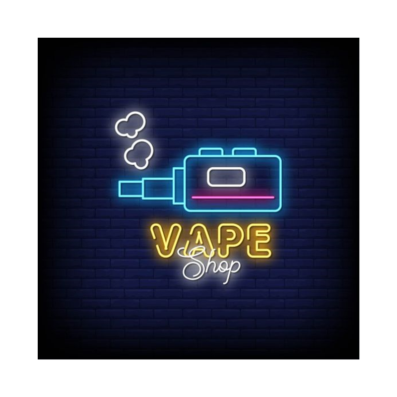 Производитель на заказ двухсторонний дым магазин светодиодные вывески табак Vape магазин настенный знак светодиодный свет наружный СВЕТОДИОДНЫЙ знак