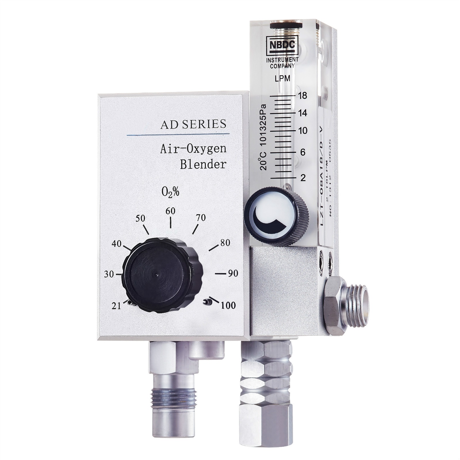 Factory Price Air Oxygen Mixer Flowmeter Blender Medical Air Oxygen Blender