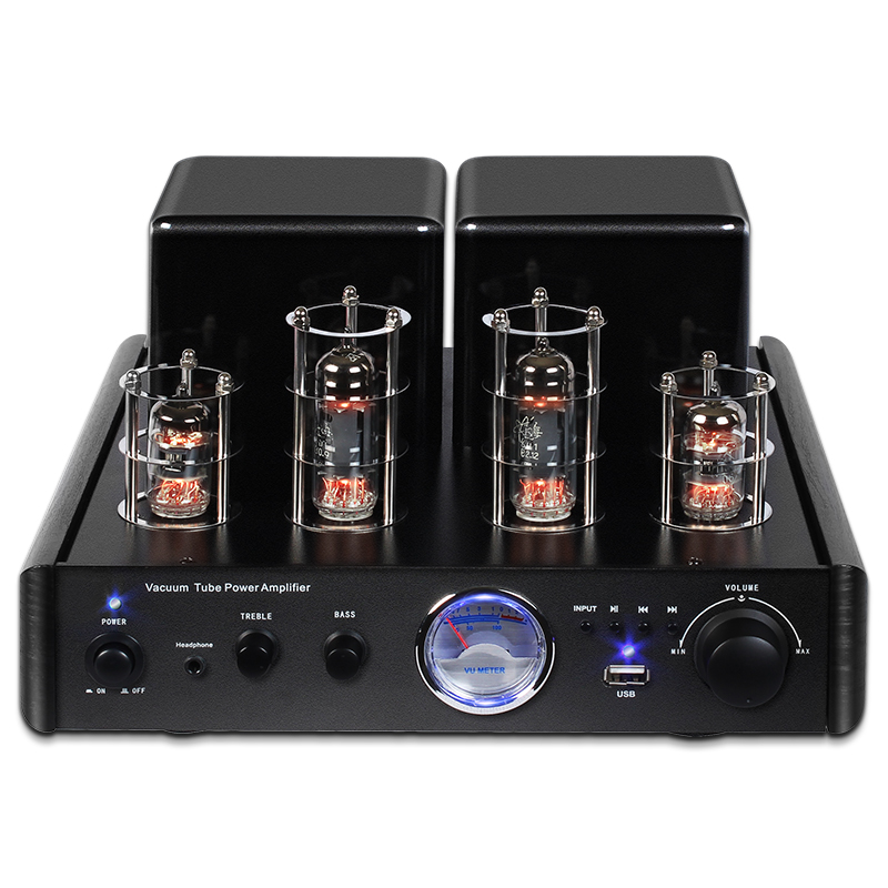 Высококачественный 6F2 + 6U1 трубчатый усилитель HiFi аудио вакуумный трубчатый стереоусилитель