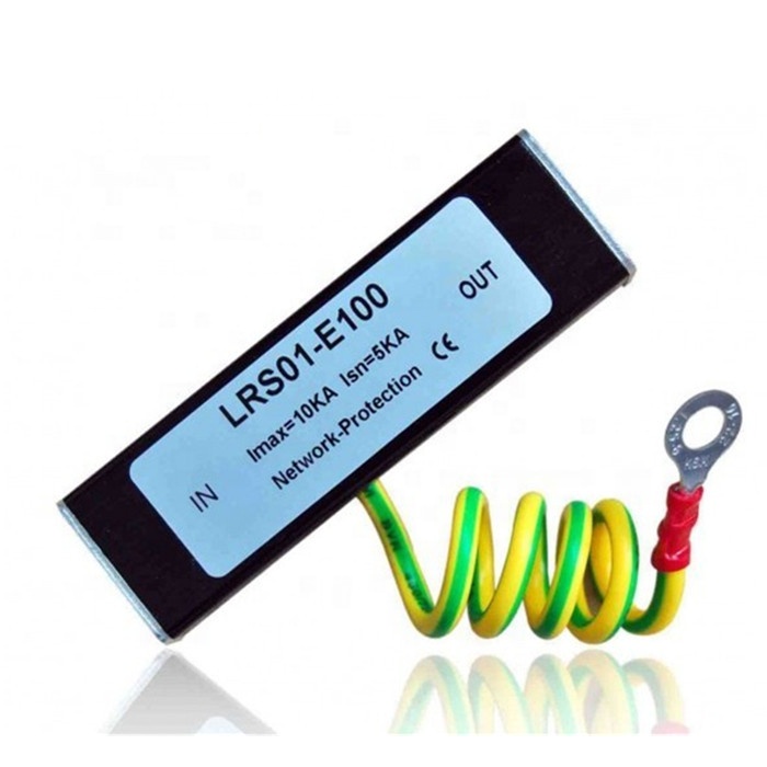 Горячая продажа сетевой LRS01-E100 RJ45 система защиты от перенапряжения SPD для 100 м Ethernet
